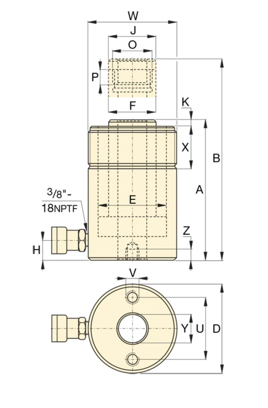 CILINDROS HIDRÁULICOS DE 10 A 100